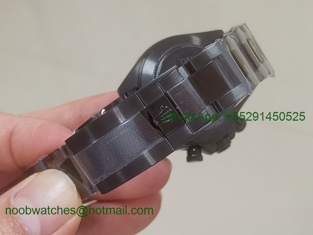 Replica Rolex Daytona Black PVD Black Dial BP Factory 1:1 Best Version A7750