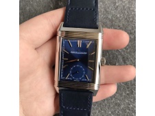 Replica Jaeger Lecoultre JLC Reverso Tribute Two Face MGF MG Factory 1:1 Best Edition Blue Dial Circle Sub Dial MG854A/2