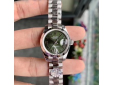Replica Rolex Datejust 28MM Ladies WF Green Dial Swiss ETA 2671 Watch