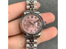 Replica Rolex Datejust 28MM 279383RBR Ladies WF Pink Dial Swiss ETA 2671 Watch
