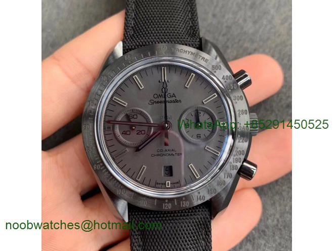 Replica OMEGA Speedmaster Moonwatch Dark Side of The Moon Real Ceramic OMF 1:1 Best Edition Black A9300