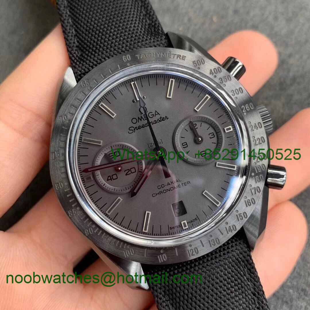 Replica OMEGA Speedmaster Moonwatch Dark Side of The Moon Real Ceramic OMF 1:1 Best Edition Black A9300