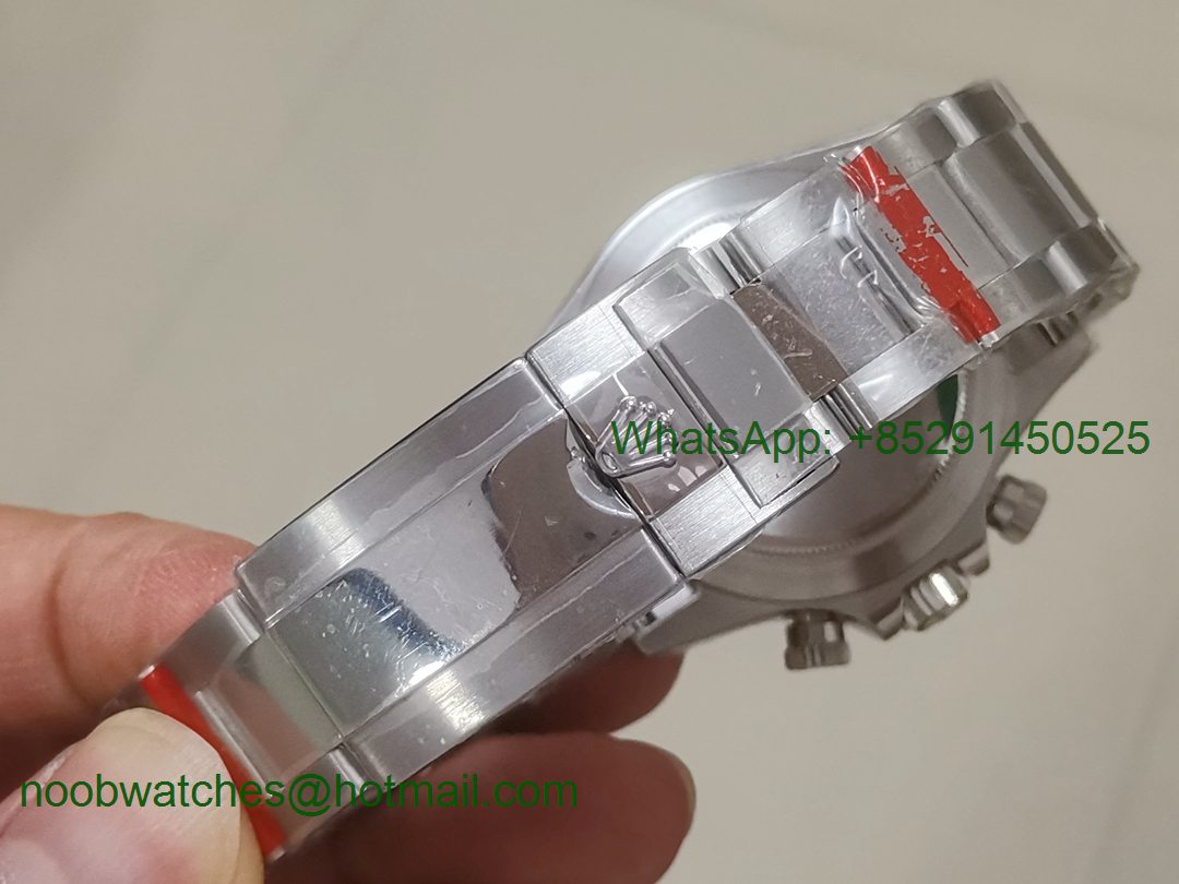 Replica Rolex Daytona 116520 Noob 1:1 Best 904L SS Case and Bracelet White Dial SA4130