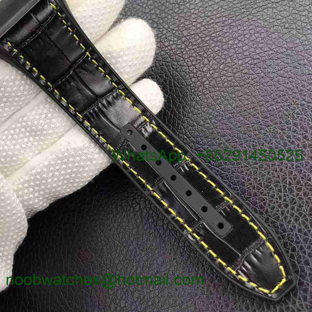 Replica Frank Muller Vanguard V45 DLC ZF 1:1 Best Black Dial Black Rubber Strap MIYOTA 9015