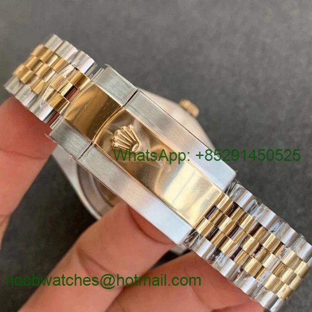 Replica Rolex DateJust 41 126333 SS/Yellow Gold ARF 1:1 Best 904L Steel YG Diamonds Dial on Jubilee Bracelet A2824