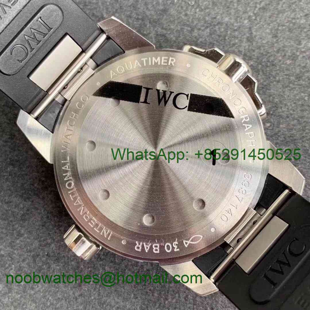 Replica IWC Aquatimer Automatic IW329002 V6F 1:1 Best White dial on Rubber Strap MIYOTA 9015