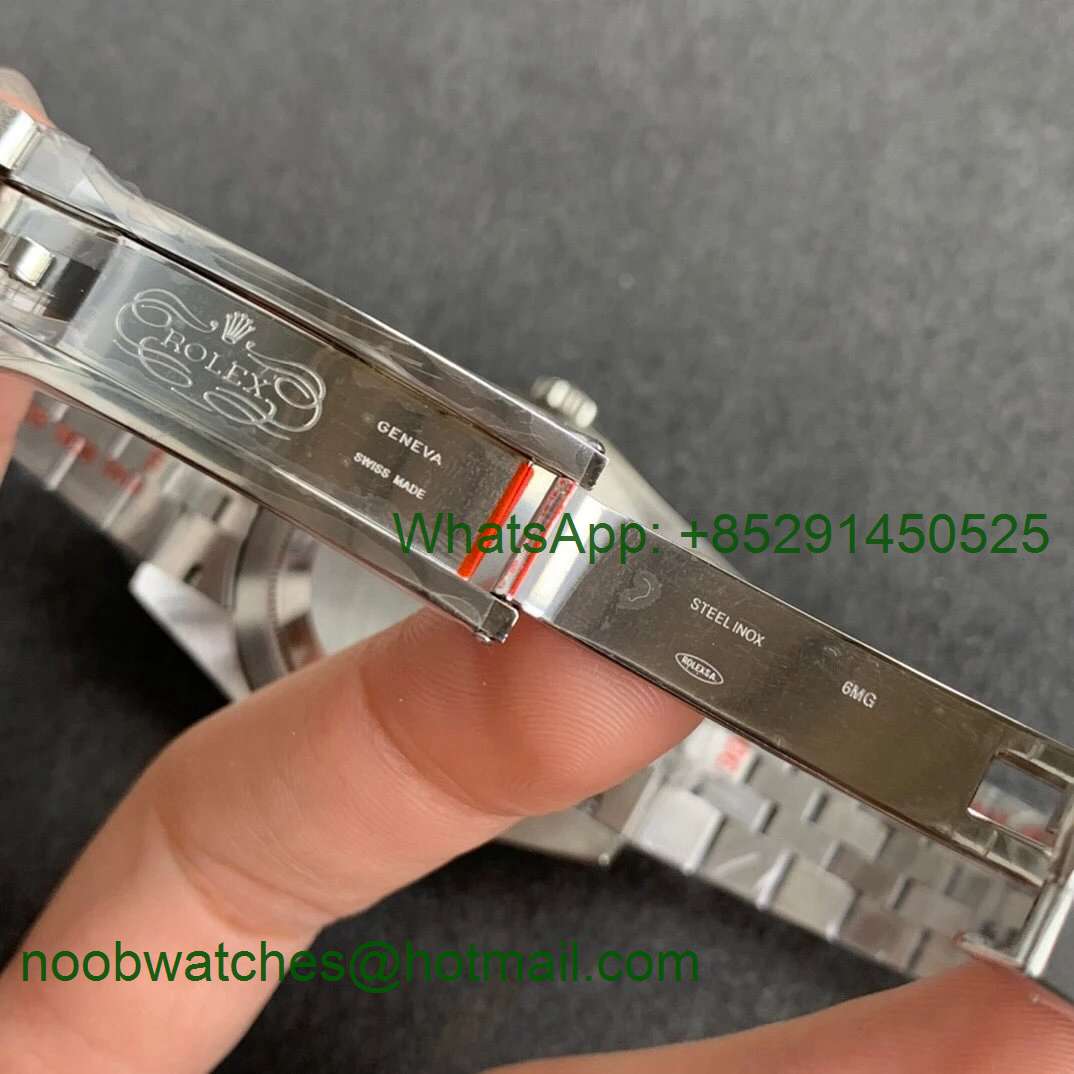 Replica Rolex DateJust 126334 SS Noob 1:1 904L Best White Dial Roman Markers on SS Jubilee Bracelet A3235