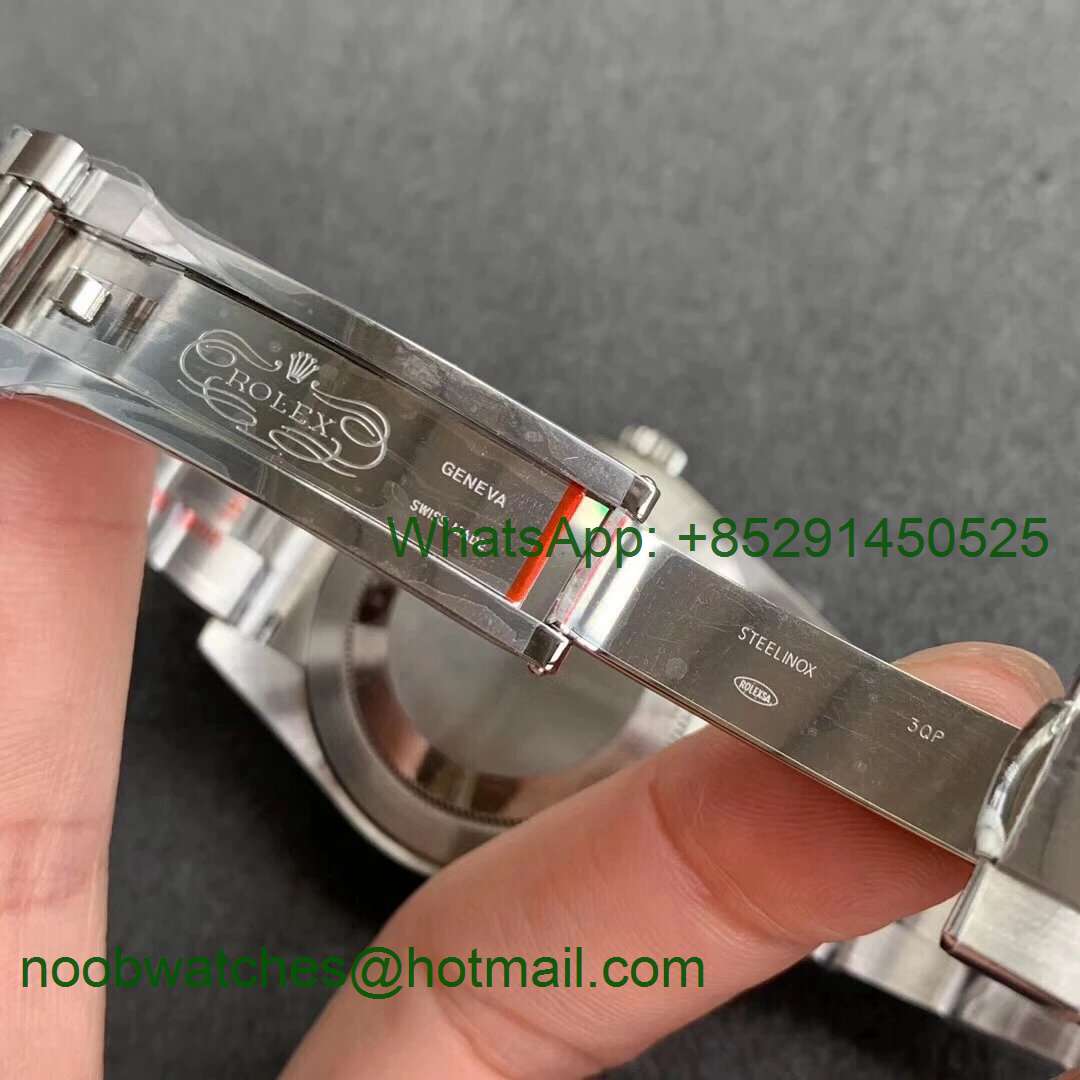 Replica Rolex DateJust 126334 SS Noob 1:1 904L Best Black Dial Diamond Markers on SS Oyster Bracelet A3235