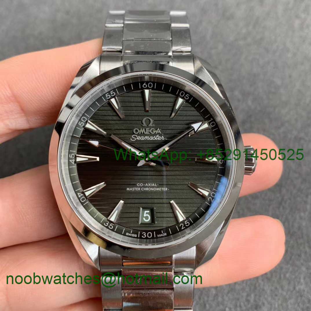 Replica OMEGA Aqua Terra 150M Master Chronometers VSF 1:1 Best Green Dial A8900 Super Clone (2 Straps)