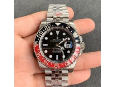 Replica Rolex GMT Master II 116719 Black/Red Coke Real Ceramic 904L SS GMF 1:1 Best Black Dial A3186 Correct Hand Stack