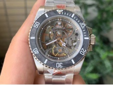 Replica Rolex Andrea Pirlo Project Skeleton Submariner SS VRF Best Edition on SS Bracelet SA3130