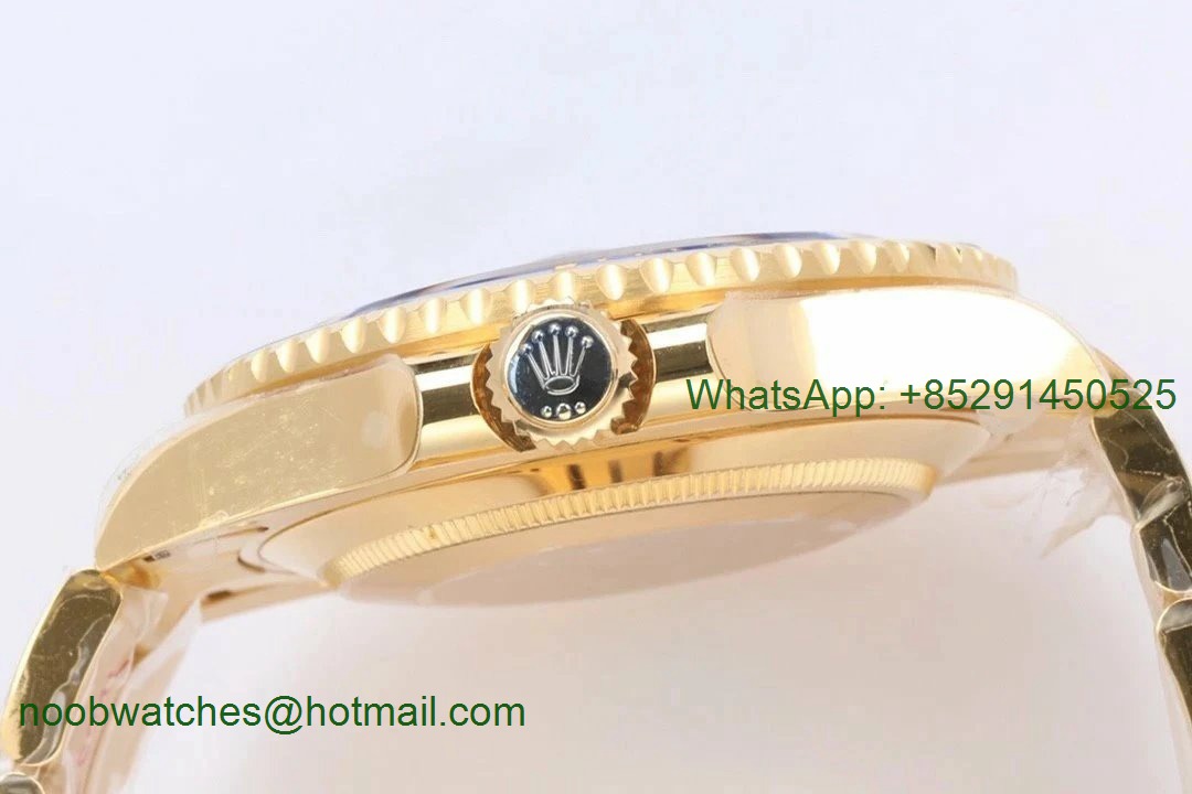 Replica Rolex Submariner 41mm 126618 LB Yellow Gold EWF Blue Dial on YG Bracelet A3235