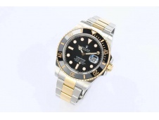 Replica Rolex Submariner 41mm 126613 LN Two Tone Steel/Gold EWF Black Dial A3235