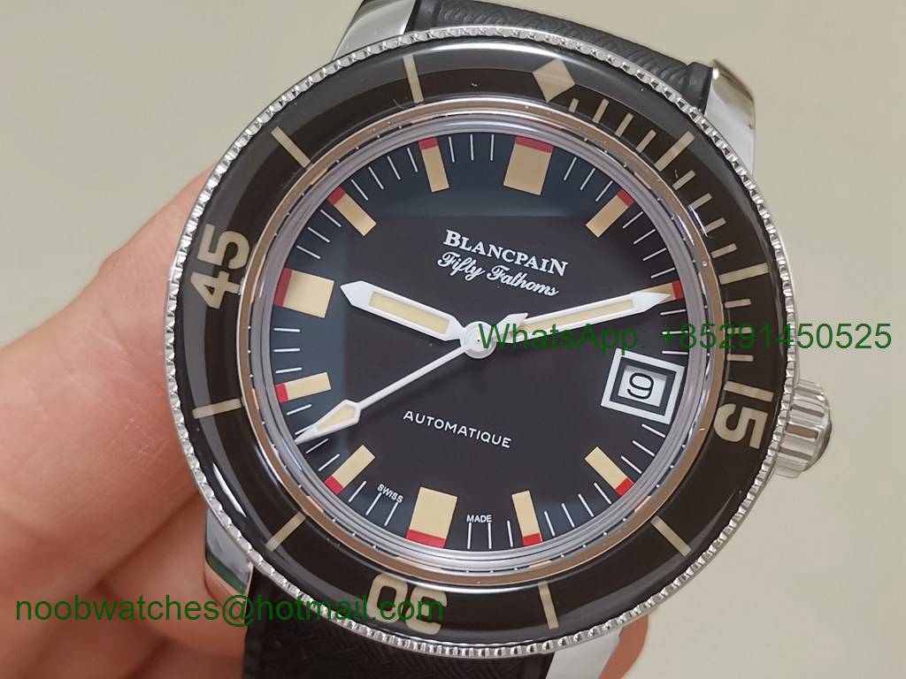Replica Blancpain Fifty Fathoms 5008B Barakuda 1:1 ZF Best Black Dial A1151