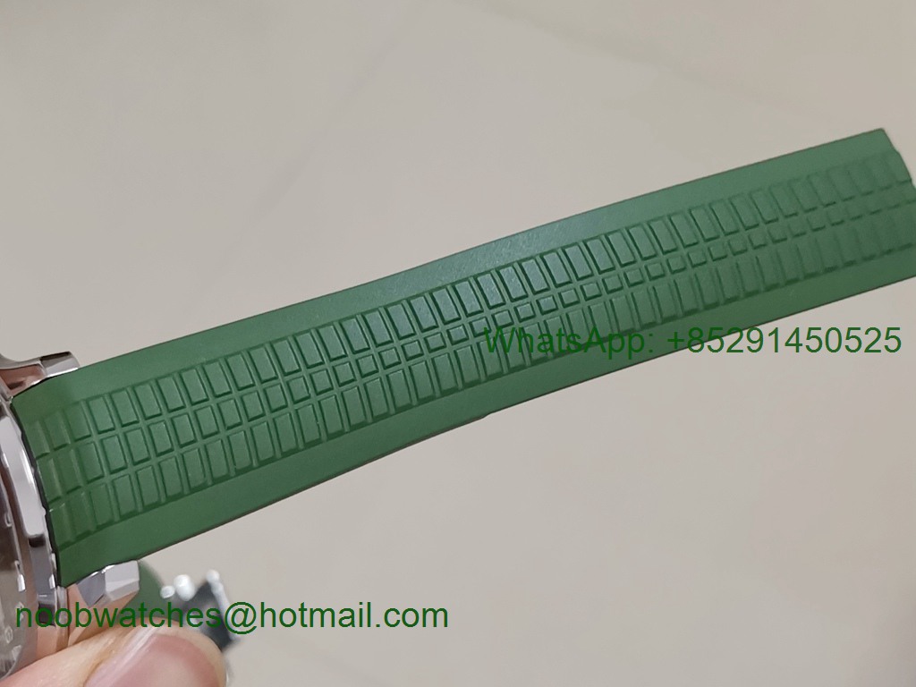Replica Patek Philippe Aquanaut 5168G 42mm 3KF 1:1 Best Green Dial Rubber A324 V2