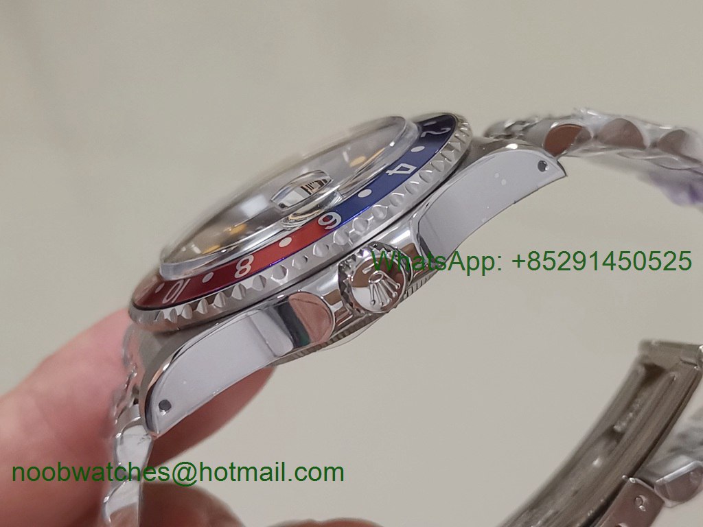 Replica ROLEX GMT Pepsi Blue Red Bezel Vintage 1675 on Julibee Bracelet BPF A2813