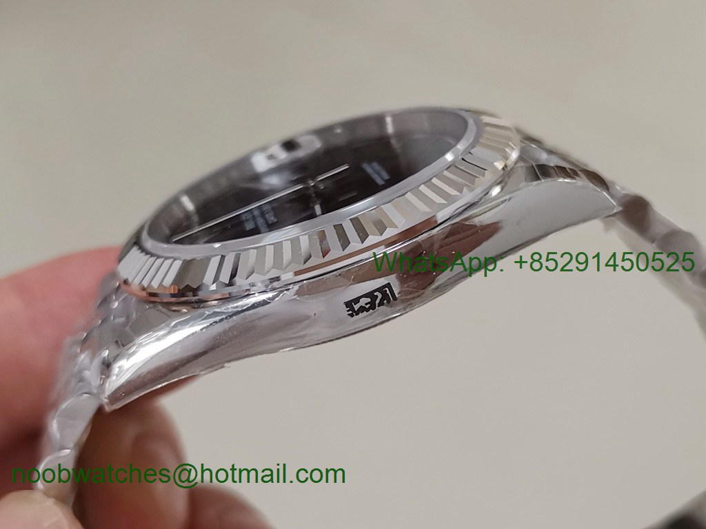 Replica Rolex DateJust 41mm 126334 EWF 1:1 Best Gray Dial A3235