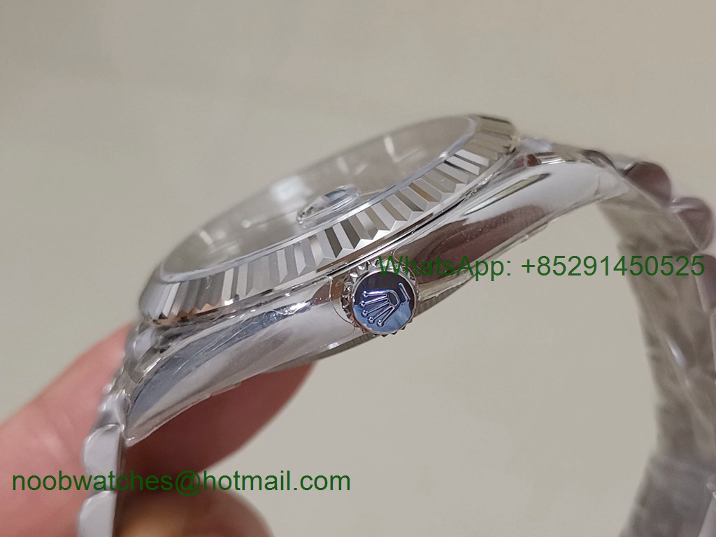 Replica Rolex DateJust 41mm 126334 EWF 1:1 Best Silver Dial A3235