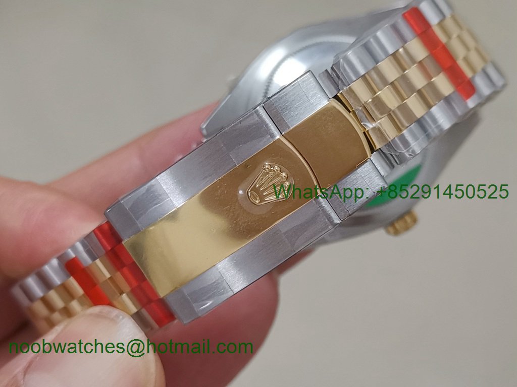 Replica Rolex DateJust 36mm SS/Yellow Gold 126233 EWF 1:1 Best White Roman Dial A3235
