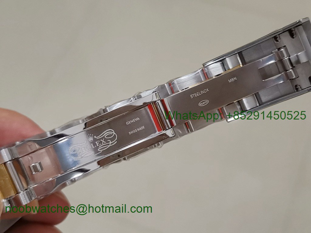Replica Rolex DateJust 36mm SS/Yellow Gold 126233 EWF 1:1 Best Diamond Bezel Gray Dial A3235