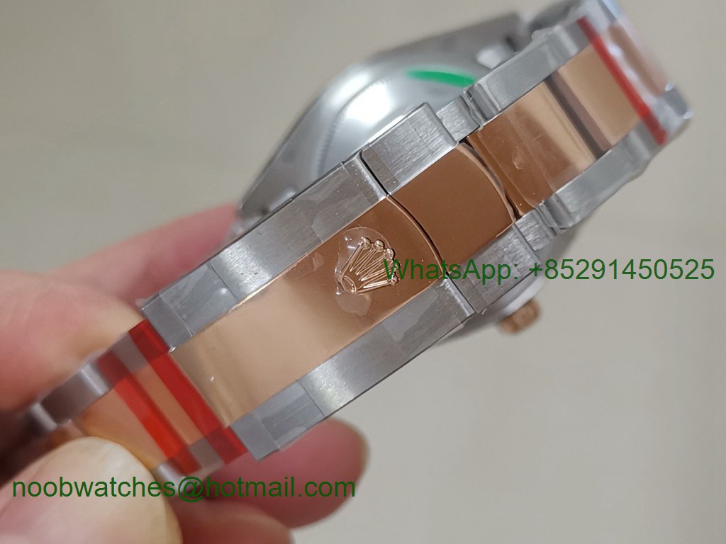 Replica Rolex DateJust 36mm TWO Tone SS/Rose Gold 126233 EWF 1:1 Best Rose Gold Dial A3235