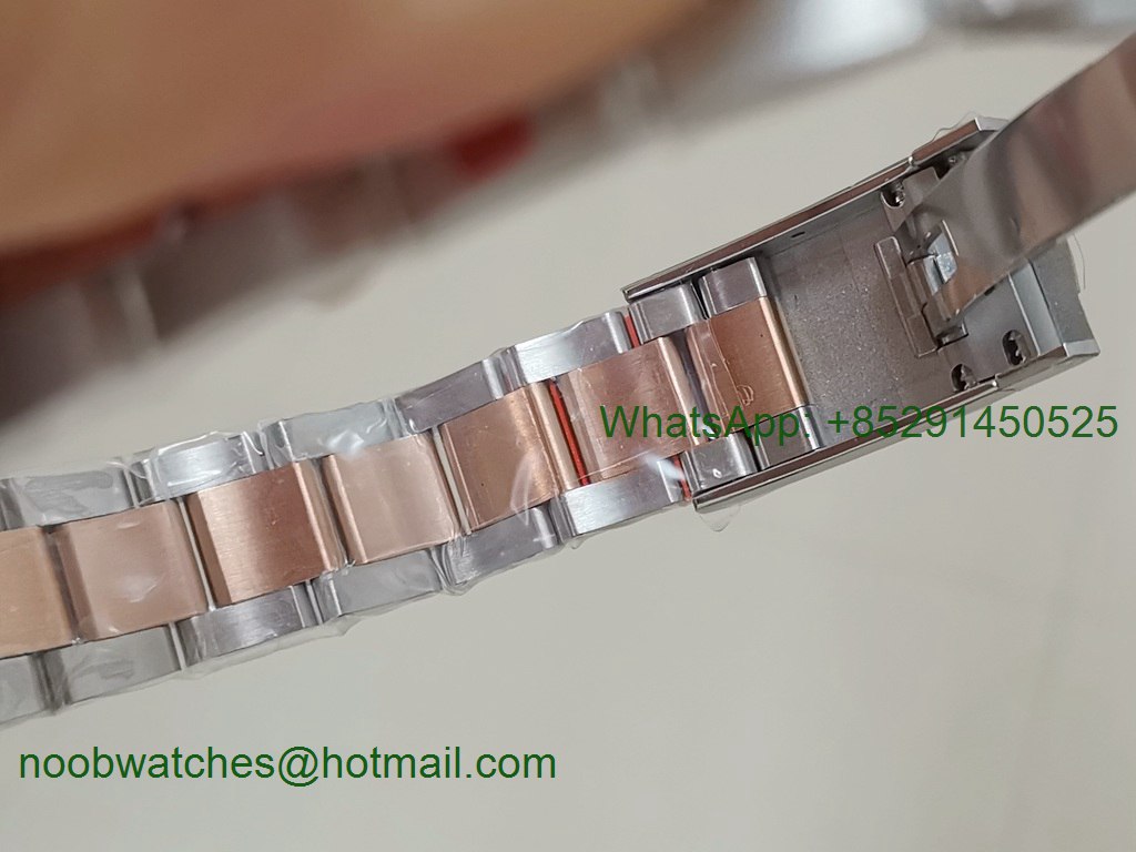 Replica Rolex DateJust 36mm TWO Tone SS/Rose Gold 126233 EWF 1:1 Best Rose Gold Dial A3235