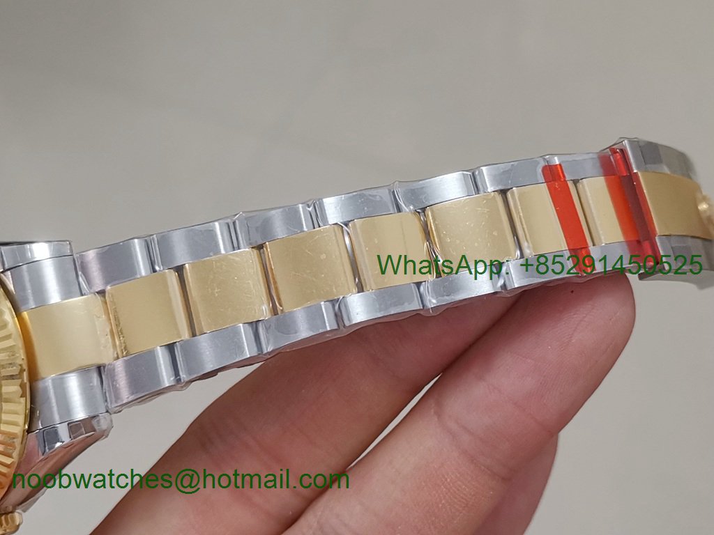 Replica Rolex DateJust 36mm SS/Yellow Gold 126233 EWF 1:1 Best Gold Dial A3235