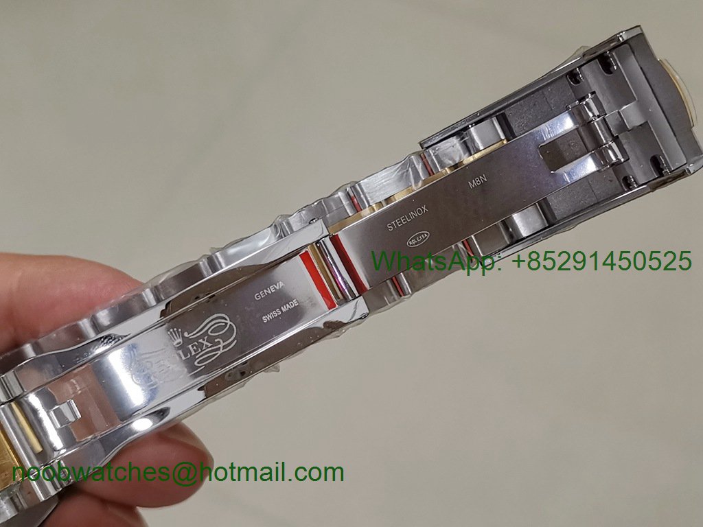 Replica Rolex DateJust 36mm SS/Yellow Gold 126233 EWF 1:1 Best Green Dial A3235