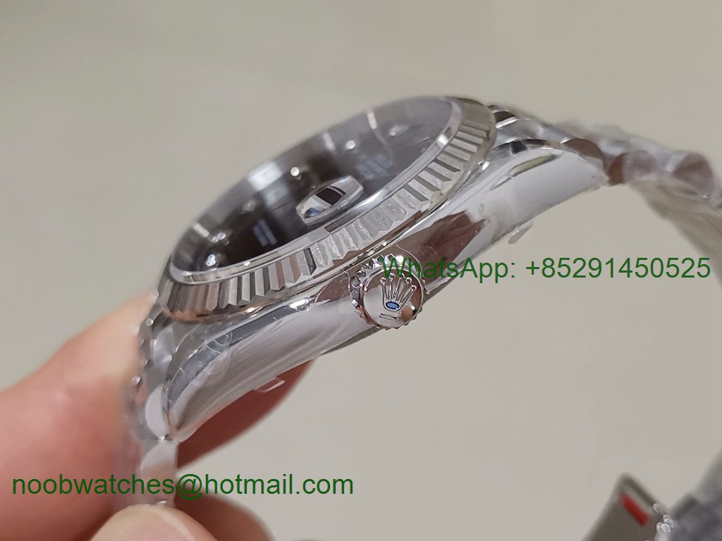 Replica Rolex DateJust 36mm 126234 EWF 1:1 Best Black Diamond Dial A3235