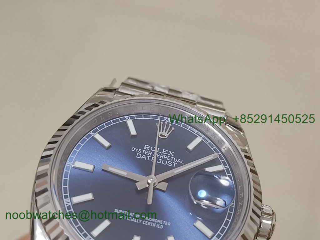 Replica Rolex DateJust 36mm 126234 EWF 1:1 Best Blue Dial A3235