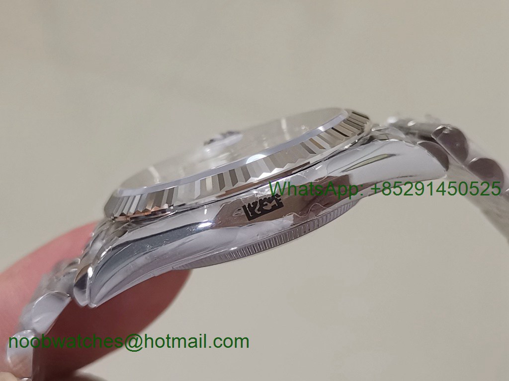 Replica Rolex DateJust 36mm 126234 EWF 1:1 Best Silver Dial on Julibee Bracelet A3235