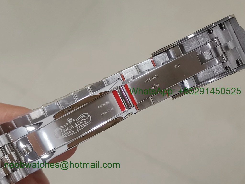 Replica Rolex DateJust 36mm 126234 EWF 1:1 Best Diamond Bezel Silver Dial A3235