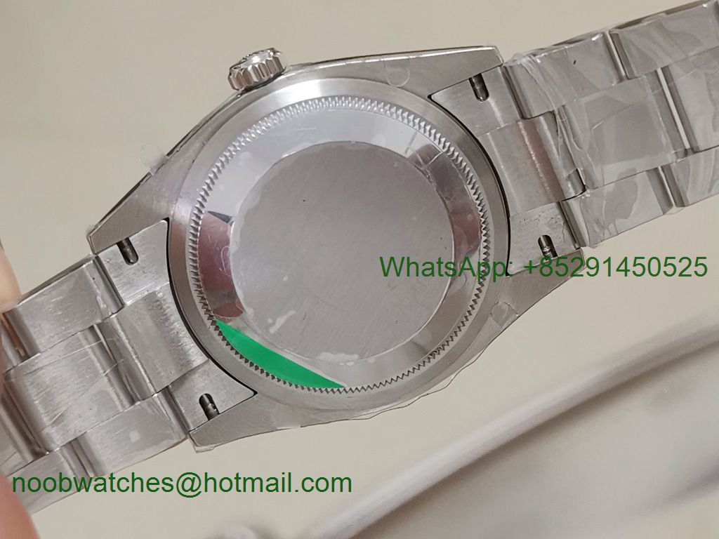 Replica Rolex DateJust 36mm 126234 EWF 1:1 Best Smooth Bezel Black Dial A3235