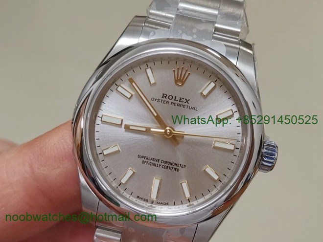 Replica Rolex Oyster Perpetual 31mm 277200 EWF 1:1 Best Silver Dial 6T15