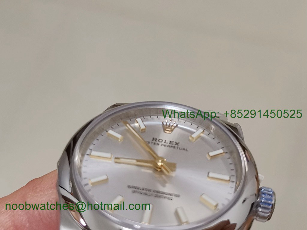 Replica Rolex Oyster Perpetual 31mm 277200 EWF 1:1 Best Silver Dial 6T15