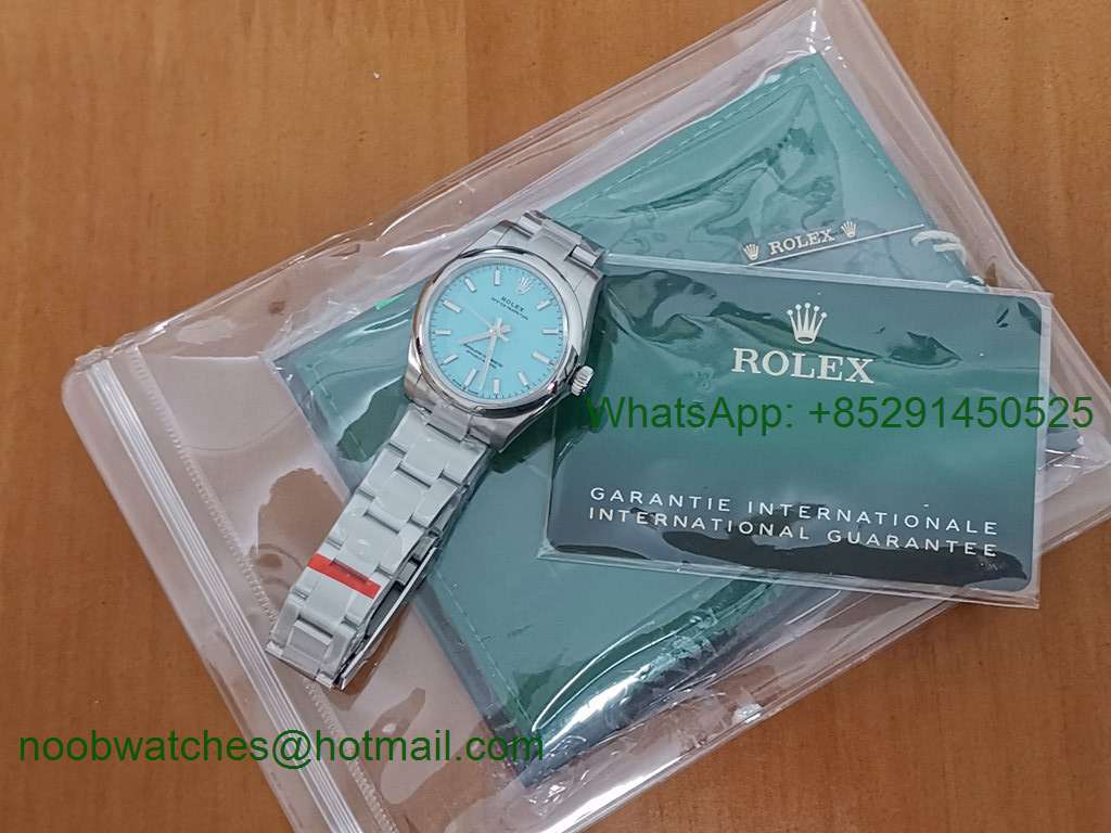 Replica Rolex Oyster Perpetual 31mm 277200 EWF 1:1 Best Tiffany Blue Dial 6T15