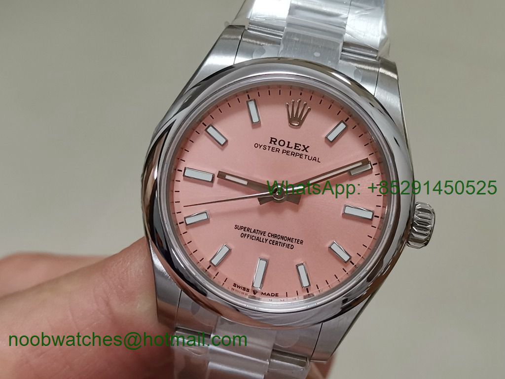 Replica Rolex Oyster Perpetual 31mm 277200 EWF 1:1 Best Deep Pink Dial 6T15