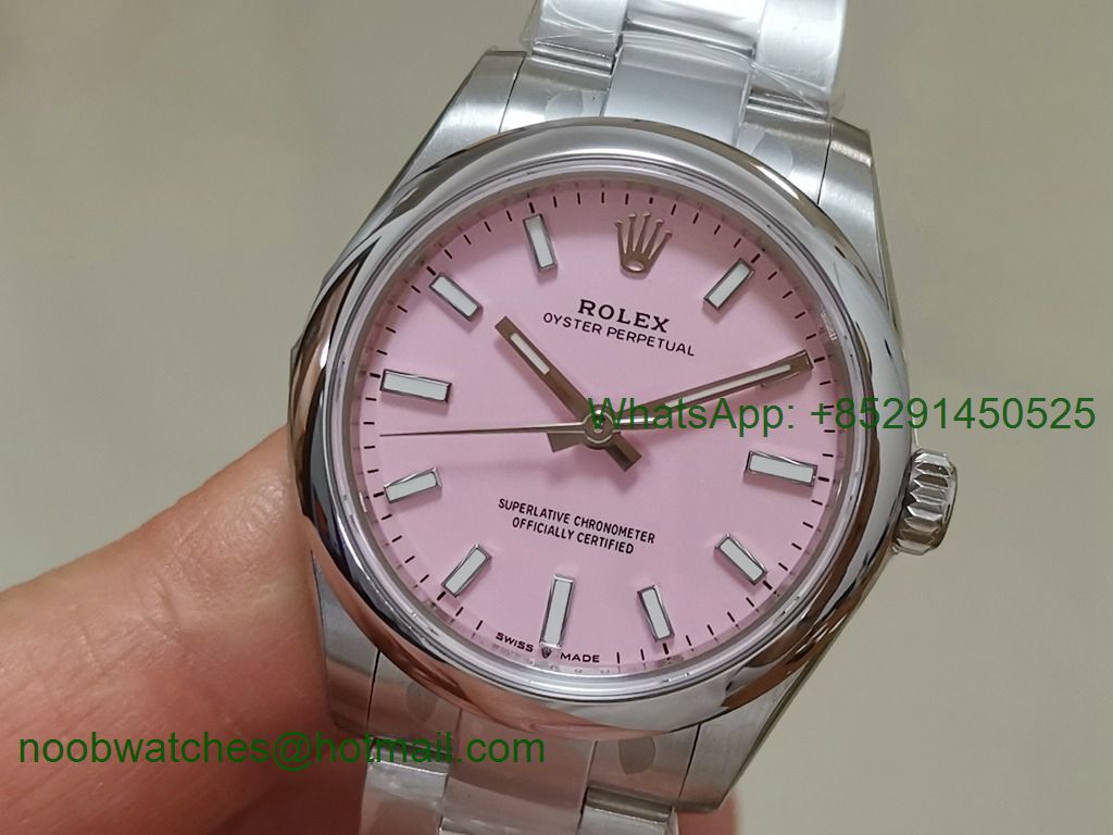Replica Rolex Oyster Perpetual 31mm 277200 EWF 1:1 Best Pink Dial 6T15