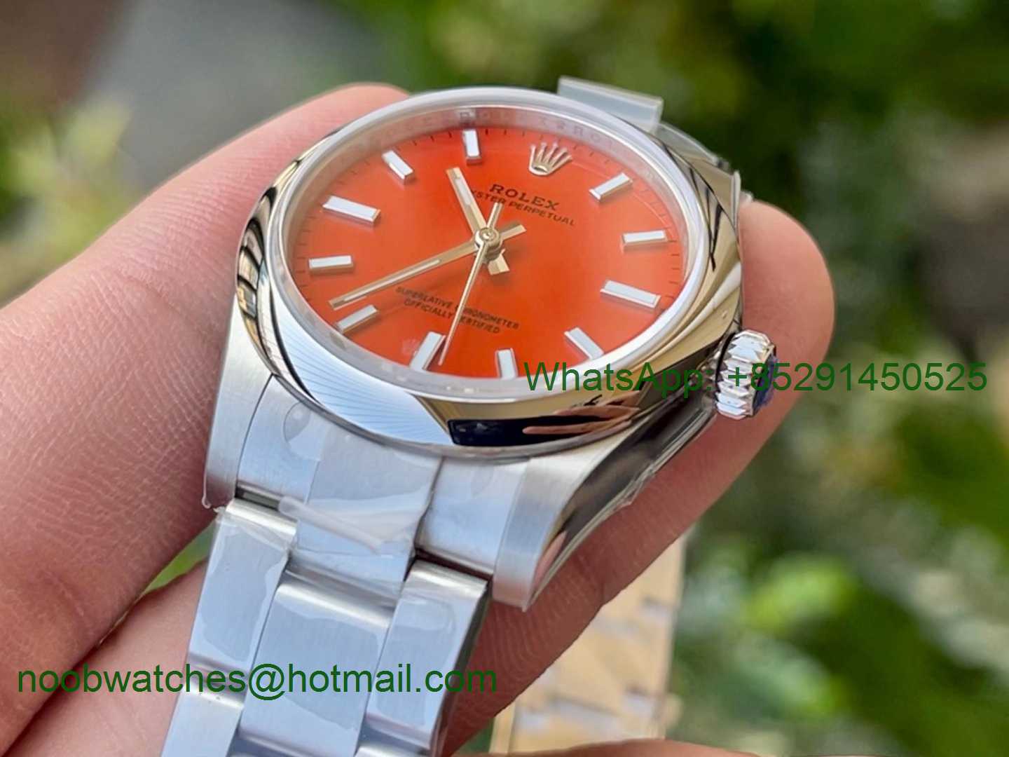 Replica Rolex Oyster Perpetual 31mm 277200 EWF 1:1 Best Red Dial 6T15