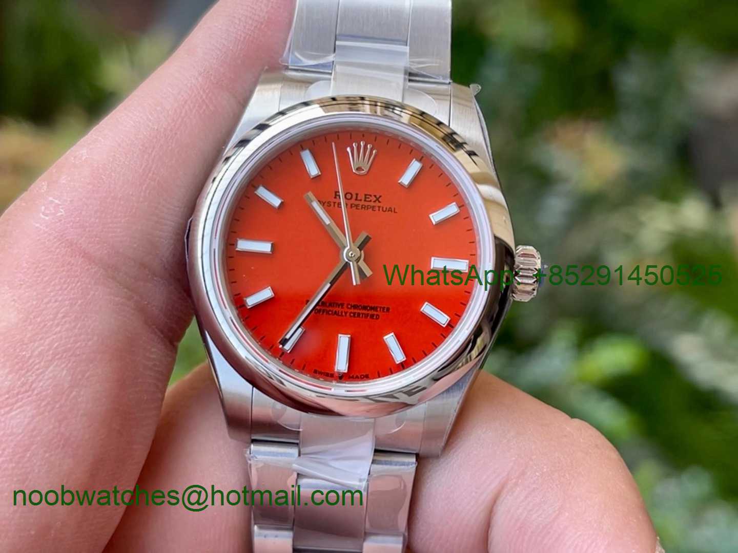Replica Rolex Oyster Perpetual 31mm 277200 EWF 1:1 Best Red Dial 6T15