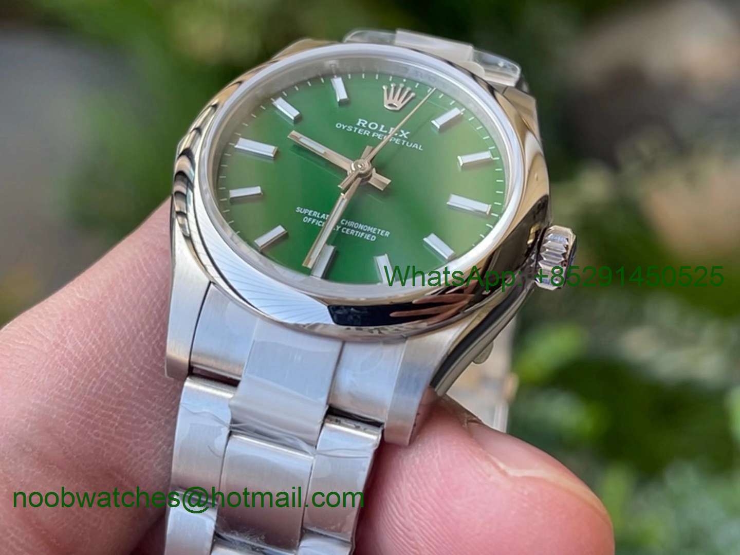 Replica Rolex Oyster Perpetual 31mm 277200 EWF 1:1 Best Green Dial 6T15
