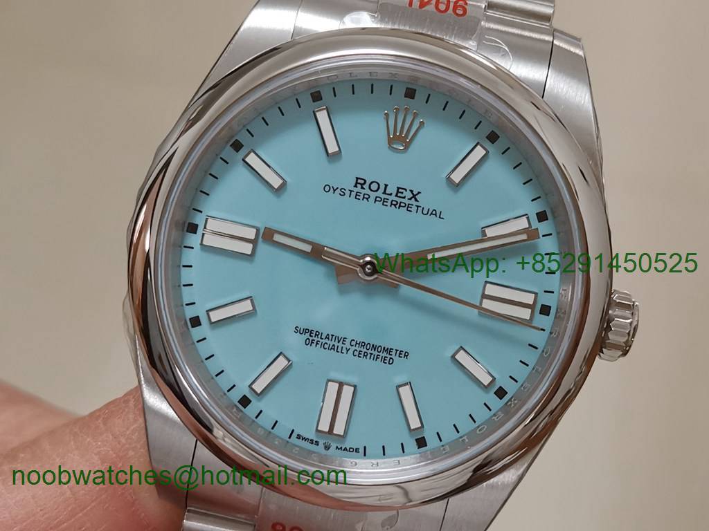 Replica Rolex Oyster Perpetual 36mm 126300 EWF 1:1 Best Tiffany Blue Dial A3230
