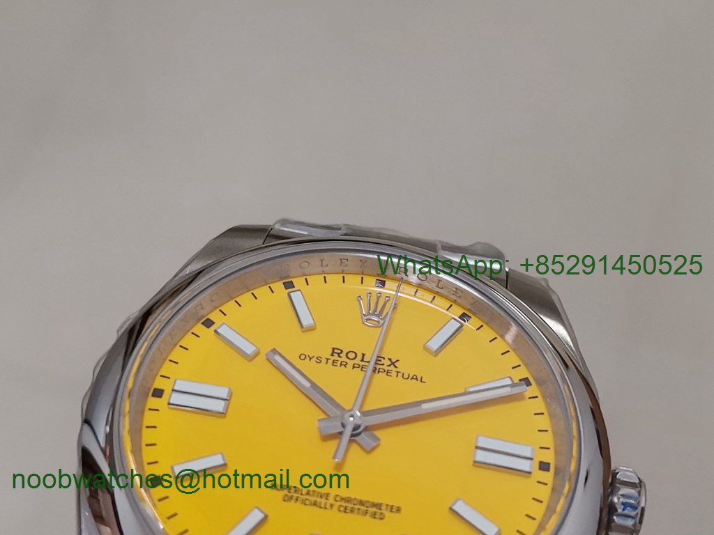 Replica Rolex Oyster Perpetual 36mm 126300 EWF 1:1 Best Yellow Dial A3230