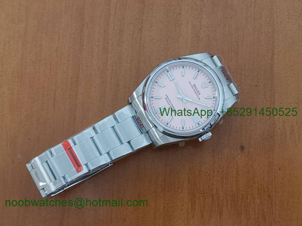 Replica Rolex Oyster Perpetual 41mm 124300 EWF 1:1 Best Pink Dial A3230
