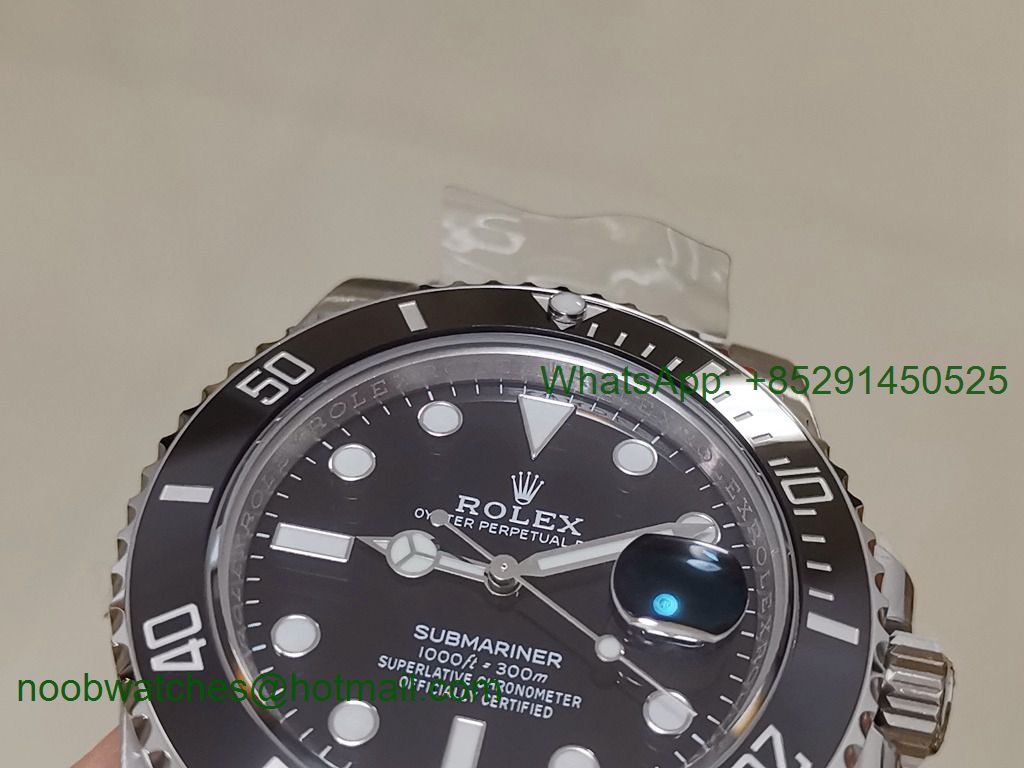 Replica Rolex Submariner 116610 LN Black Ceramic 904L Steel VSF 1:1 Best Edition VS3135
