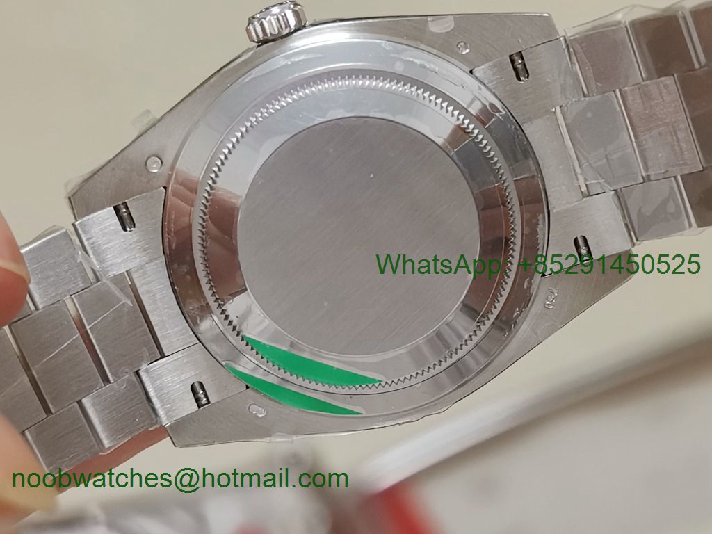 Replica Rolex DayDate 40mm 228239 EWF Best Gray Dial on SS President Bracelet A3255