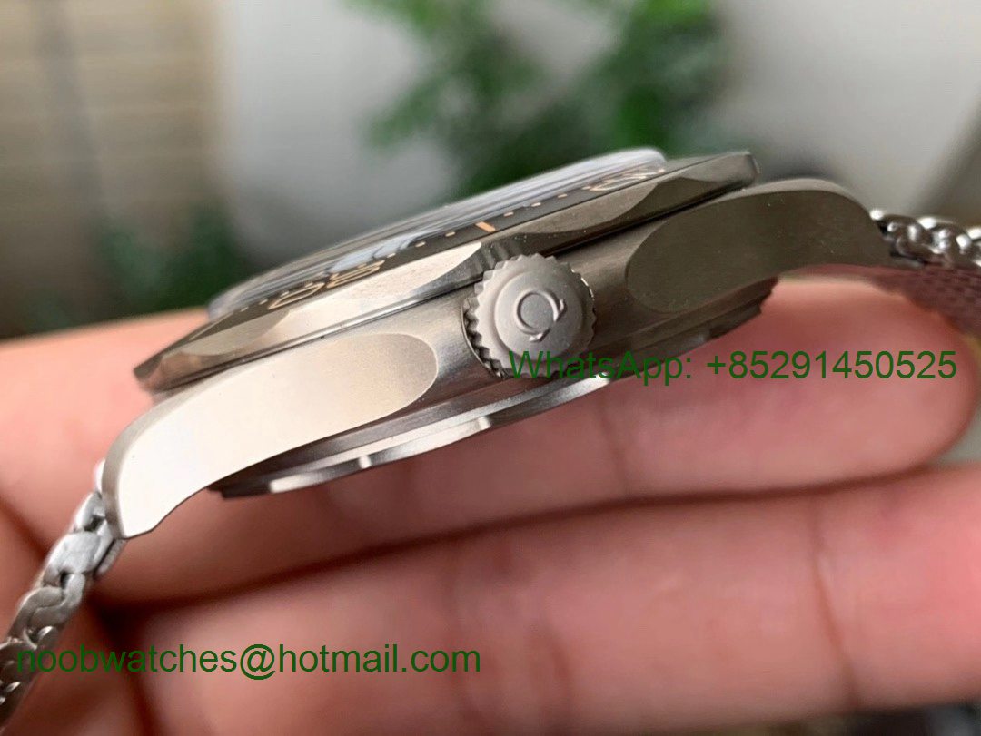 Replica OMEGA Seamster 300 No Time to Die Titanium V4 VSF 1:1 Best Mesh Bracelet A8806(Free Nato)