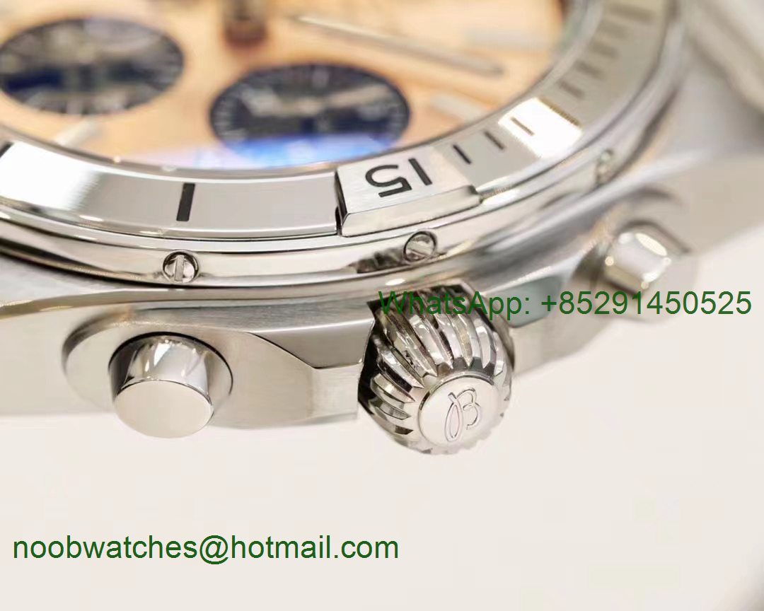 Replica Breitling Chronomat B01 Gold Dial GF 7750