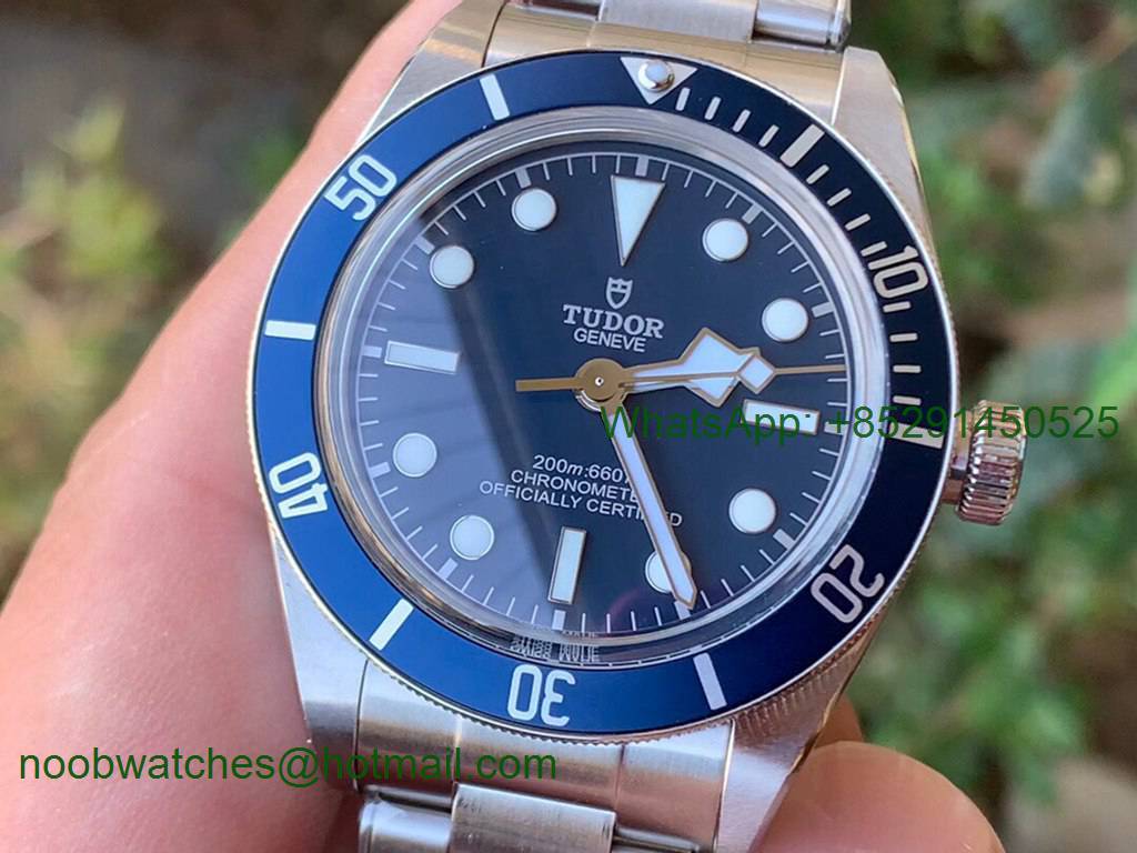 Replica Tudor Black Bay Fifty Eight 39mm ZF 1:1 Best Blue Dial on SS Bracelet A2824