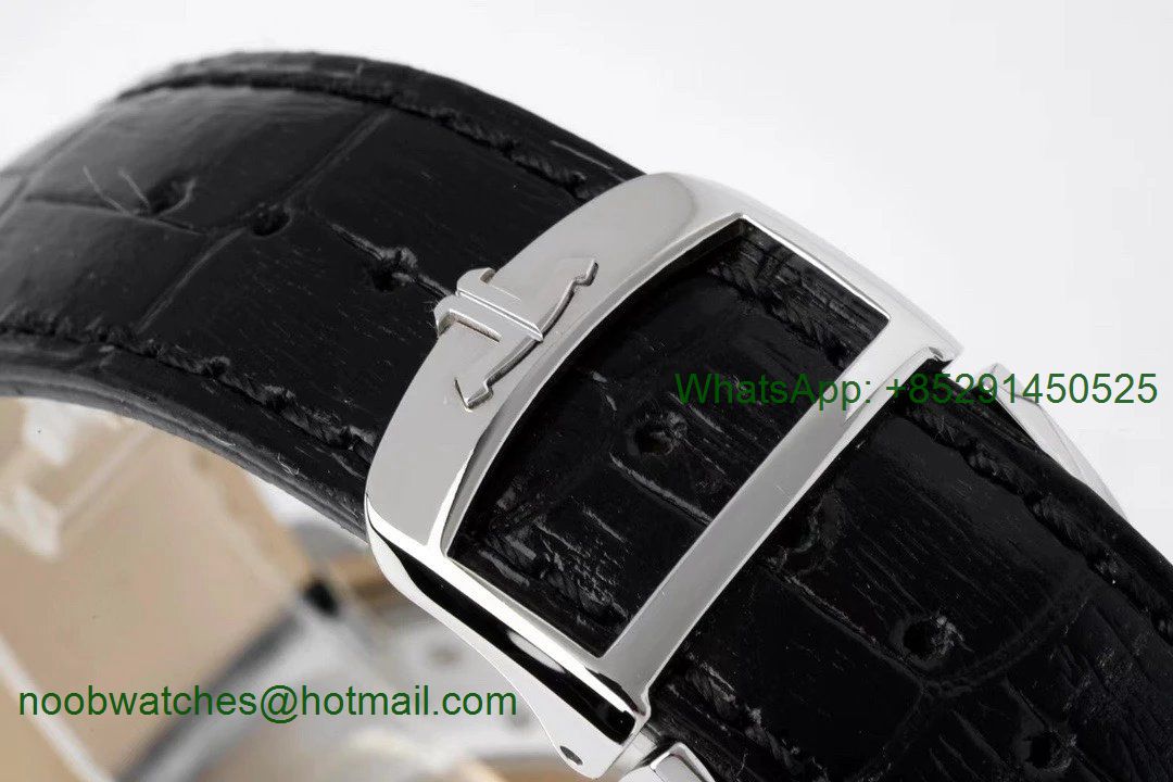 Replica Jaeger Lecoultre JLC Master Ultra Thin ZF 1:1 Best Black Dial on Black Leather A896